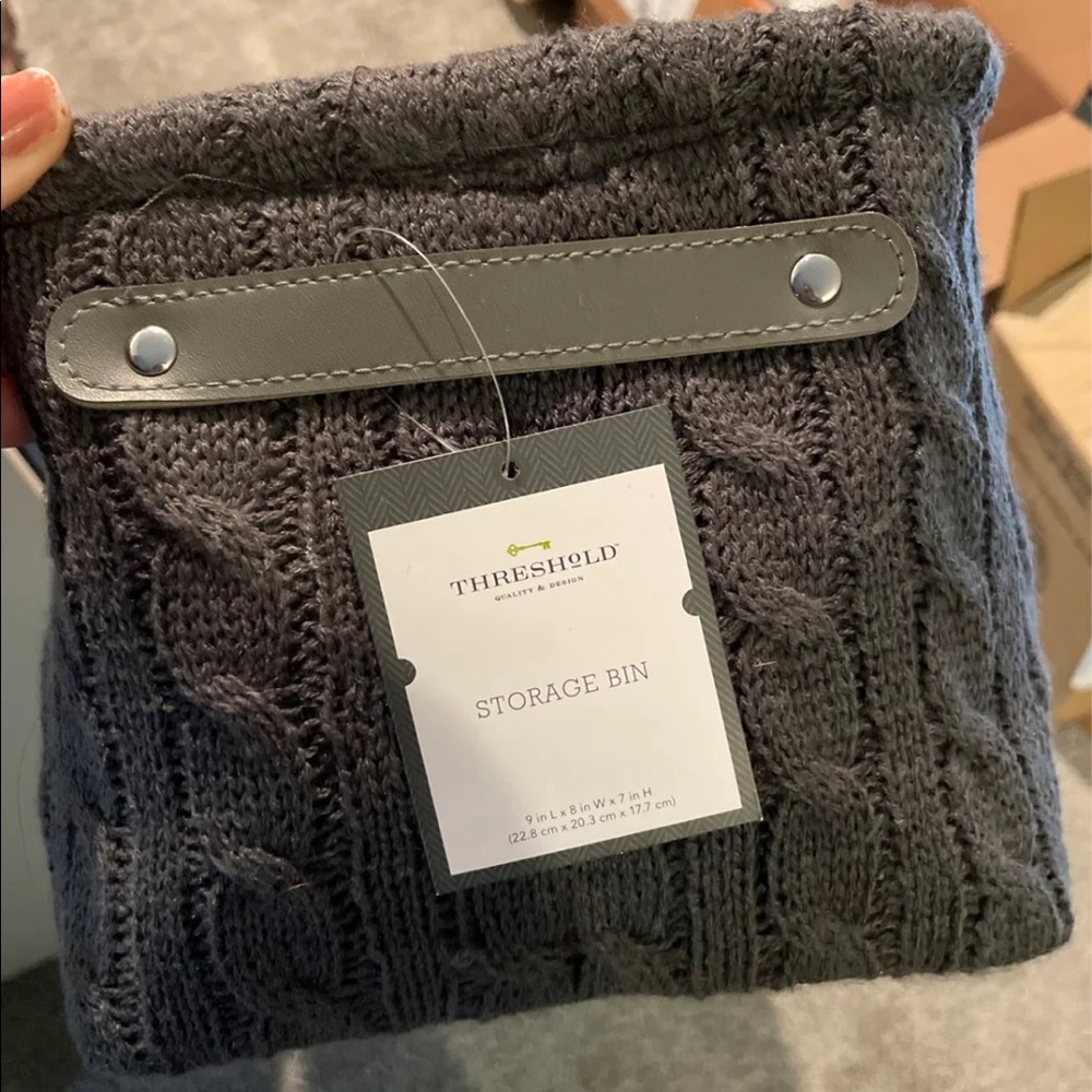 Super cute quilted basket!